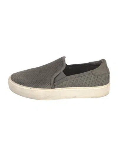 Pre-owned Ugg Suede Sneakers In Gray