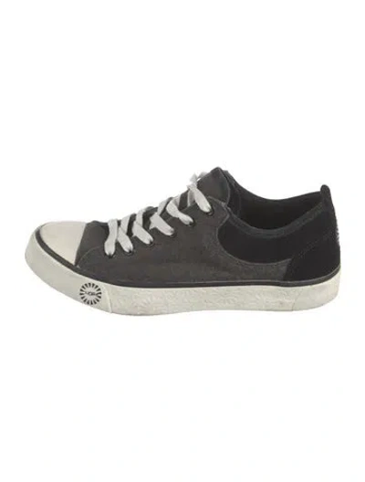 Pre-owned Ugg Suede Sneakers In Gray