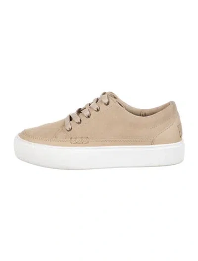 Pre-owned Ugg Suede Sneakers In Neutral