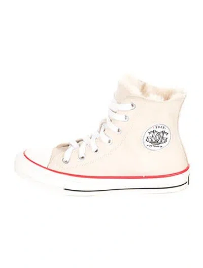 Pre-owned Ugg Suede Sneakers In Neutrals
