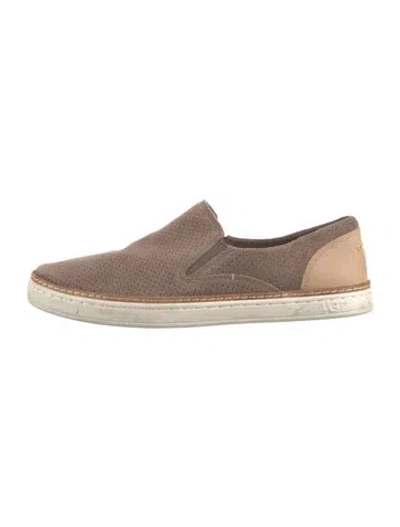 Pre-owned Ugg Suede Sneakers In Pink