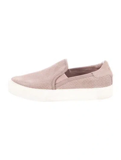 Pre-owned Ugg Suede Sneakers In Pink