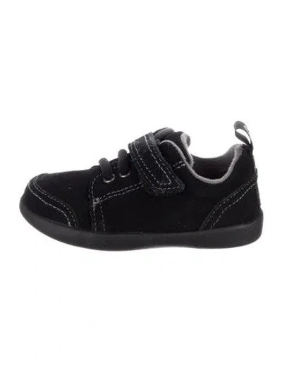 Pre-owned Ugg Babies' Suede Sneakers W/tags In Black