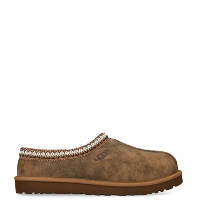 Ugg Suede Tasman Baxter Slippers In Brown