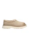 Ugg Suede Tasman Lug Slippers In Beige