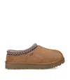 Ugg Tasman Shearling-lined Suede Slippers In Brown