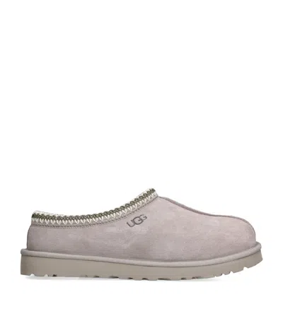 Ugg Suede Tasman Slippers In Grey