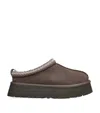 Ugg Tazz Suede Slip Ons Molasses In Brown