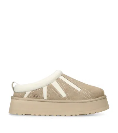 Ugg Suede Tazz Sunwave Slippers In Beige Oth