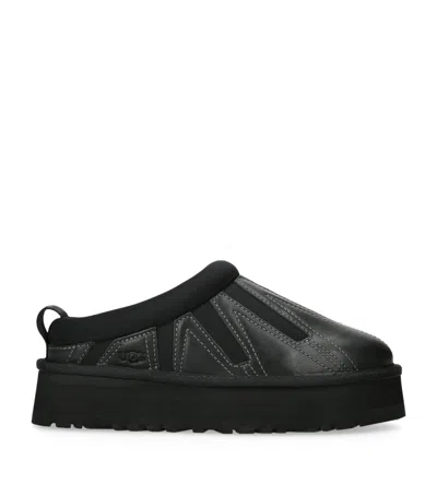 Ugg Suede Tazz Sunwave Slippers In Black