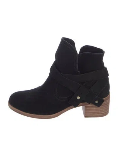 Pre-owned Ugg Suede Western Boots In Multi