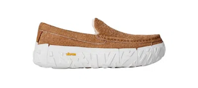 Ugg Suede Wrap Shoes With Textured Sole In White