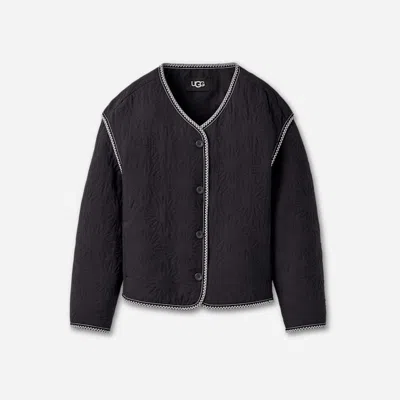 Ugg ® Sun Quilted Jacket Polyester In Ink In Black