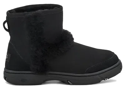Pre-owned Ugg Sunburst Mini Boot (women's) Sneakers In Black