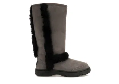 Pre-owned Ugg Sunburst Tall Boot (women's) Sneakers In Grey/black