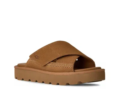 Ugg Sungaze Platform Slide Sandal In Brown