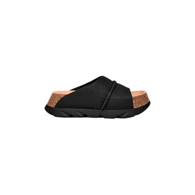 UGG SUNSKIP SLIDE BLACK 1152695-BLK WOMEN'S