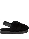 Ugg Super Fluff "black" Slippers