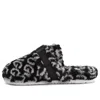 Ugg Super Fluff Slipper 'black White' In Multi