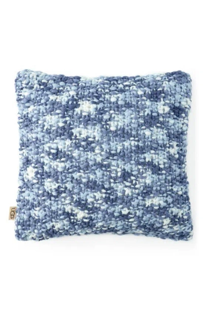 Ugg Sylvie Spacedye Throw Pillow In Noble Blue