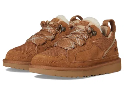 Ugg T Lowmel Kid's Shoes Chestnut : 11 Toddler M, Canvas/suede/textile In Brown