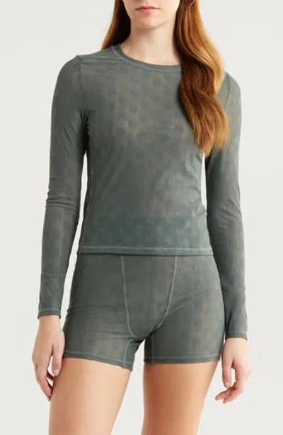 Ugg ® Taliah Mesh Long Sleeve Lounge T-shirt In Forester Sun