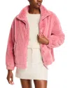 Ugg Tash Faux Fur Jacket In Pink Cedar