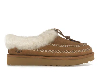Pre-owned Ugg Tasman Alpine Slipper (women's) Sneakers In Chestnut
