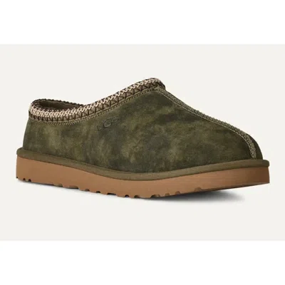Ugg Tasman Baxter 1173810-btol Slippers Men 8d Olive Suede Slip On Clogs Rhs8704 In Green