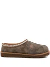 Ugg Tasman Baxter Slippers With Braided Details In Brown