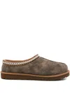 Ugg Chestnut Brown Suede Leather Tasman Ii Slippers In Brown