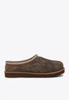 Ugg Tasman Baxter Suede Slippers In Brown