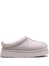Ugg Bay Slippers Tasman Embroidered Platform Round In Pink