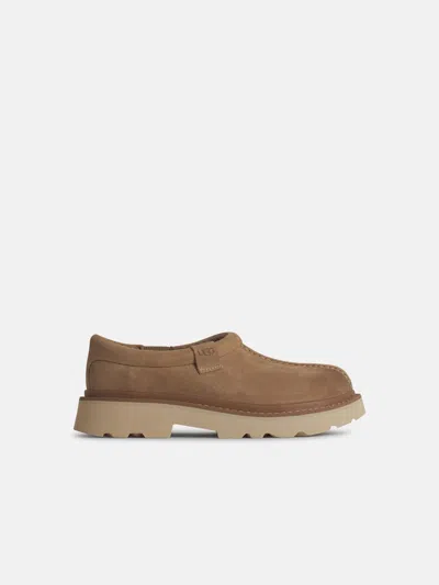 Ugg 'tasman' Beige Suede Slippers