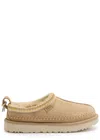 Ugg Tasman Biarritz Suede Flatform Slippers In Yellow
