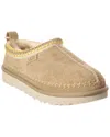 Ugg Tasman Biarritz Suede Flatform Slippers In Neutral