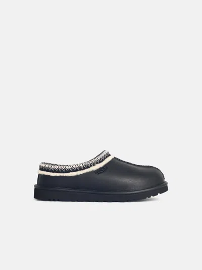 Ugg 'tasman' Black Leather Slippers