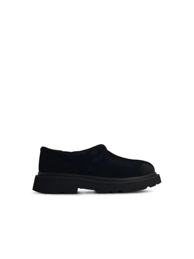 UGG UGG TASMAN' BLACK SUEDE SLIPPERS