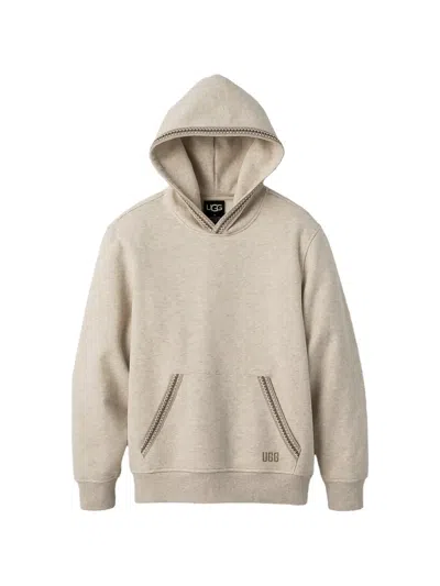 Ugg Tasman Braid-trim Hoodie In Neutral
