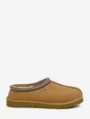 Ugg Tasman Mens Suede Slip On Sheepskin Slippers In Brown