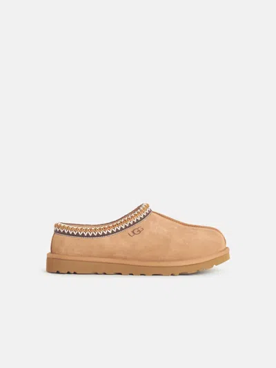 UGG 'TASMAN' BROWN SUEDE SLIPPERS