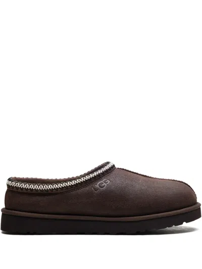Ugg Tasman "burnt Cedar" Slippers In Brown