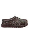 Ugg Tazz Caspian 1178430-bcdr Womens Brown Spotted Print Platform Slipper Gug121 In Brown