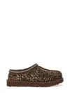 Ugg Tazz Caspian 1178430-bcdr Womens Brown Spotted Print Platform Slipper Gug121 In Black