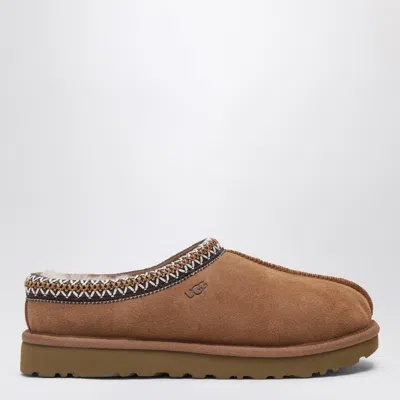 Ugg Tasman Chestnut Eather Slip-ons In Brown