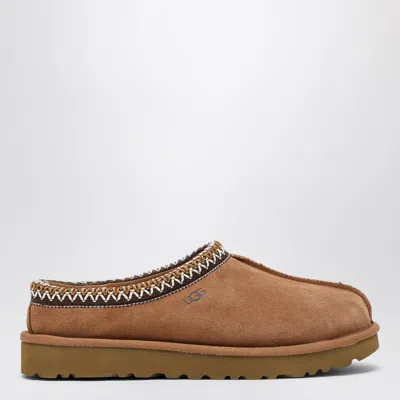 UGG UGG TASMAN CHESTNUT EATHER SLIP-ONS