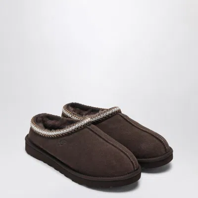 UGG UGG  TASMAN COCOA-COLOURED EATHER SLIP-ONS