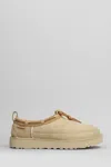 Ugg Tasman Crafted Loafers In Beige Suede In Sand