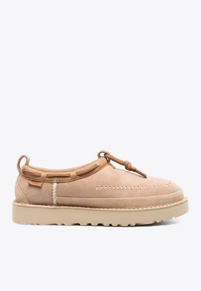 Ugg Tasman Crafted Regenerate Suede Slipper In Brown