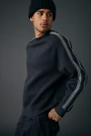 Ugg Tasman Crew Neck Sweatshirt In Tar, Men's At Urban Outfitters In Blue